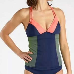 New! TITLE Nine Kuapapa Tankini Racerback Swim Tank MEDIUM